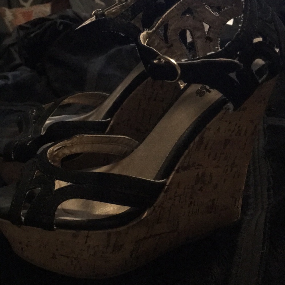 Charlotte Russe wedges size 6 .